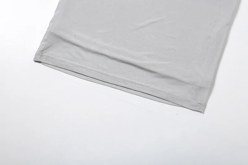 Patchwork Lace Mesh Bodycon Dress With Spaghetti Straps