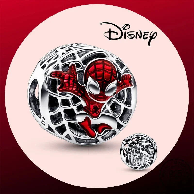 925 Sterling Silver Disney Pendant Beads for DIY Bracelets Perfect Women's Fashion Gift