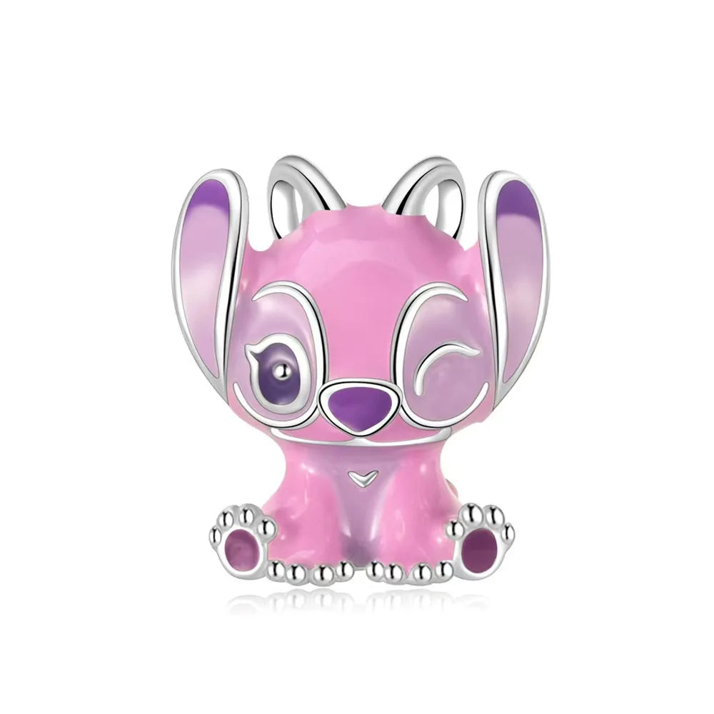 925 Sterling Silver Disney Pendant Beads for DIY Bracelets Perfect Women's Fashion Gift