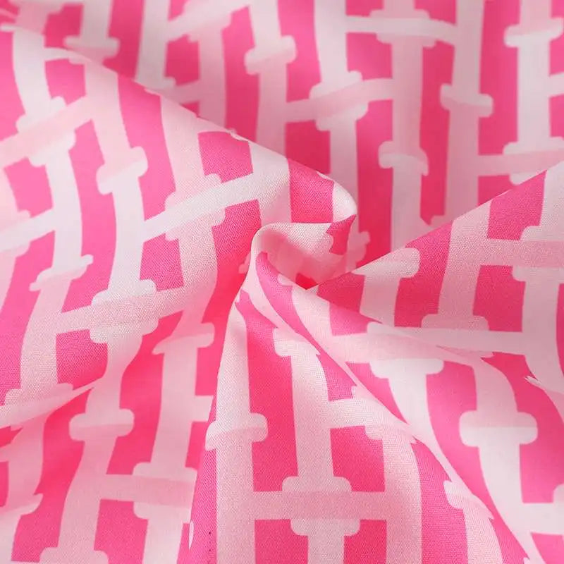 Boho Printed Sundress Knee Length Short Sleeve Dress