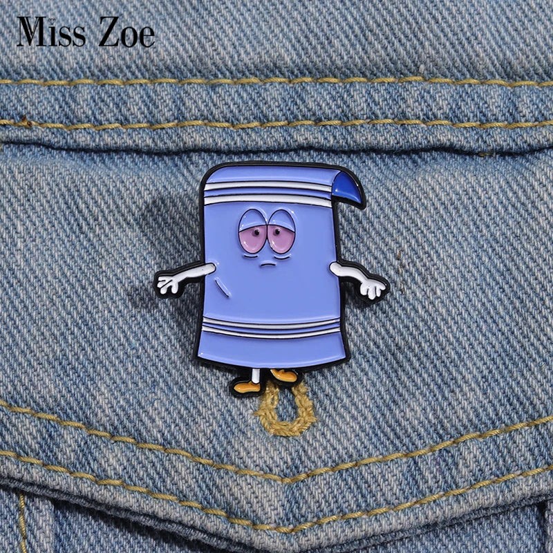 Comedy Cartoon Anime Enamel Pins Custom Funny Jewelry Gift for Friends