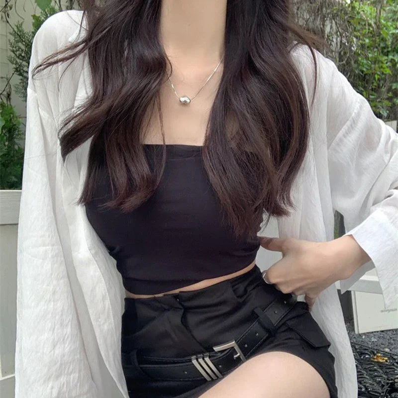 Purple Sunscreen Long Sleeve Shirt for Women Lightweight Single Breasted Loose Casual Blouse with Turn Down Collar