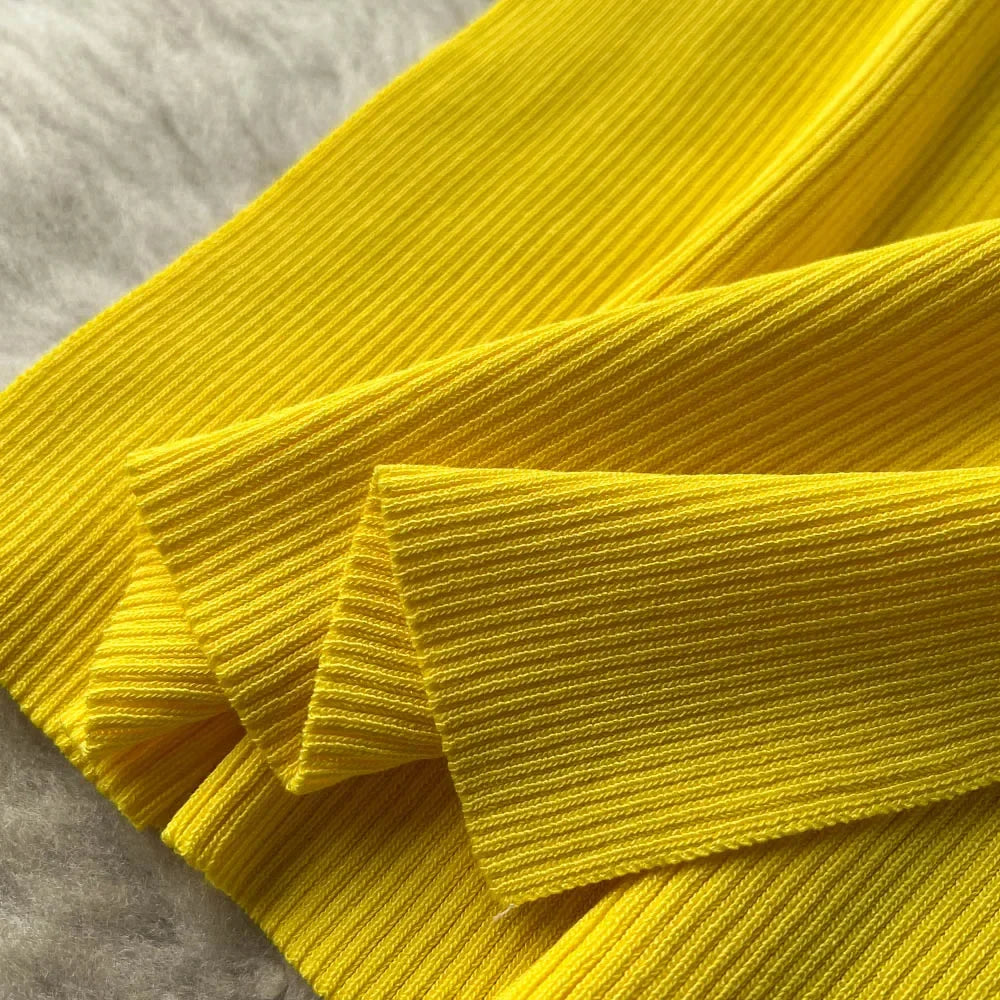 Halter Backless Knit Sundress Women Elastic Waist Bodycon