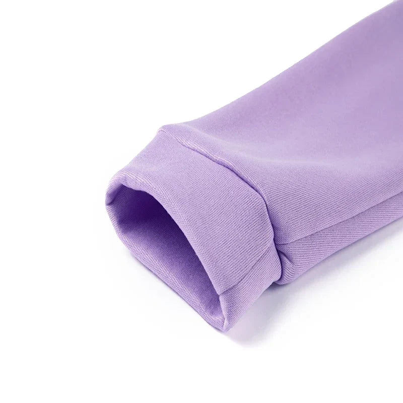 Women's Heart Printed Tracksuit Casual Hoodie and Jogging Pants Set for Daily Wear