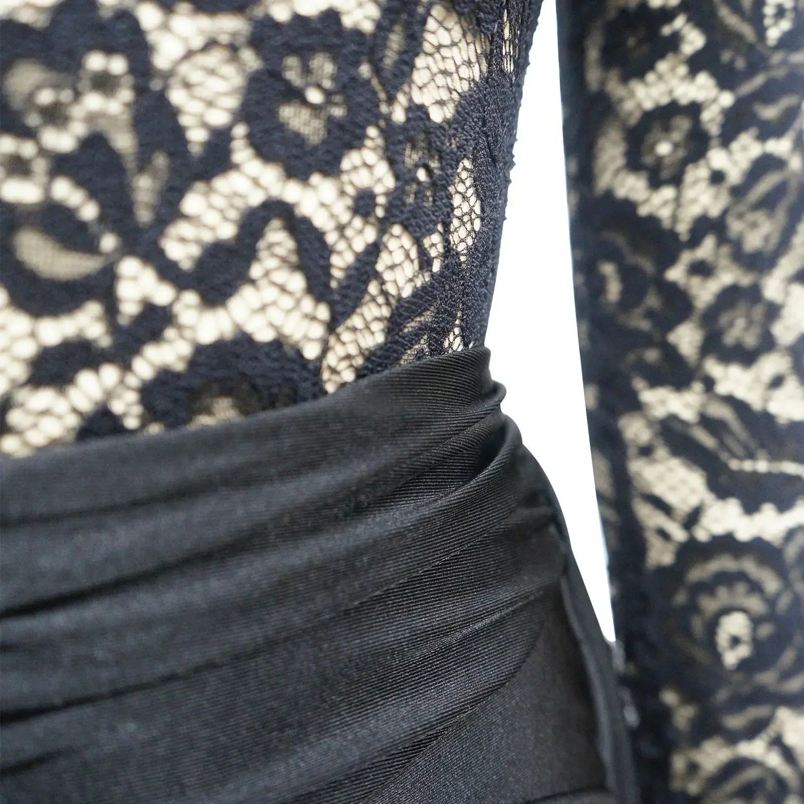 Sexy Sheer Floral Lace Jumpsuit with Overlay Skirt Stretchy Skinny One Piece Romper for Nightclub Party Women Clubwear