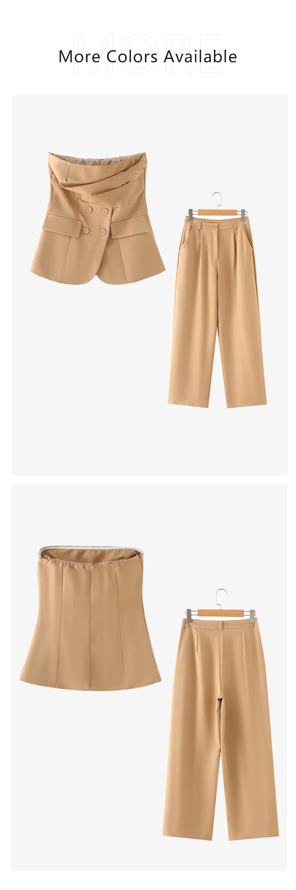 Versatile Slimming Casual Bra and Pants Set for Women - Trendy Spring and Summer Fashion