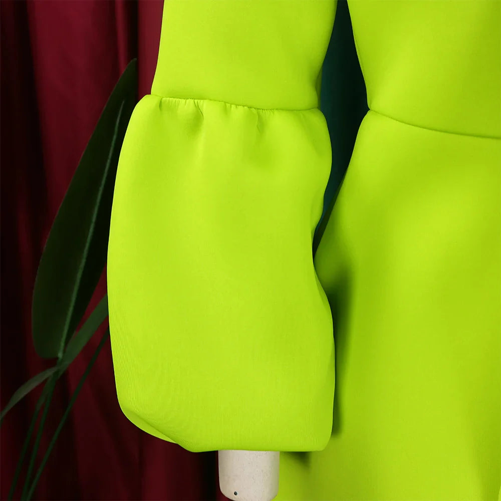 Elegant A Line Midi Dress With Bow Collar For Party