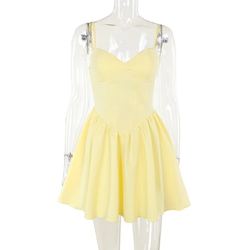 Slimming Waist Cinching Suspender Short Skirt For Women