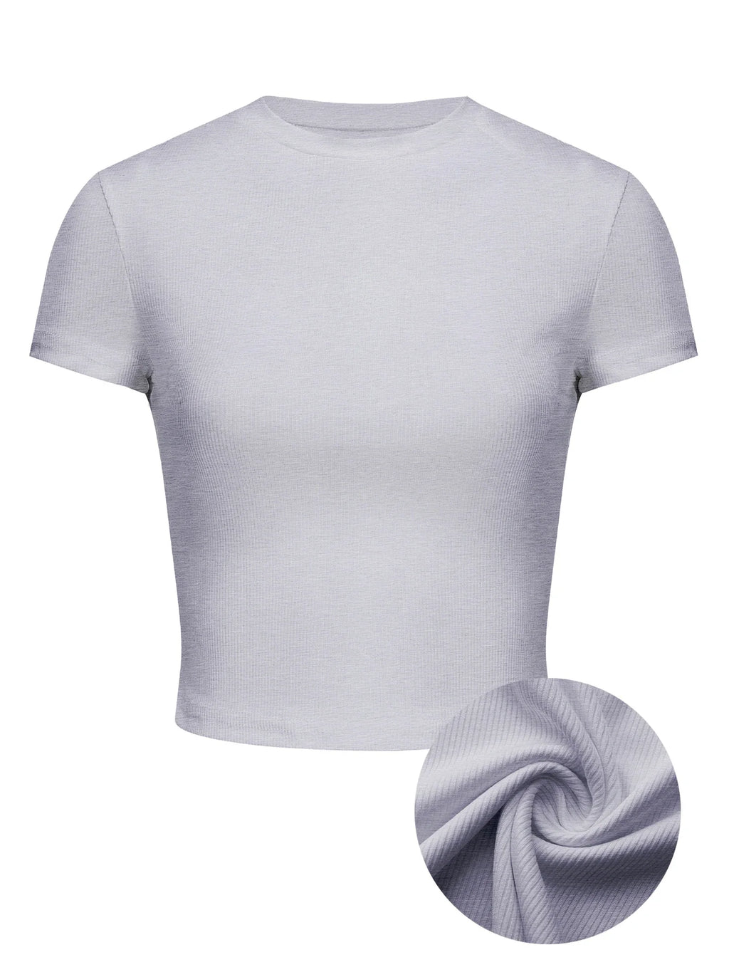 Casual White Short Sleeve T-Shirt for Women Slim Fit Summer Top