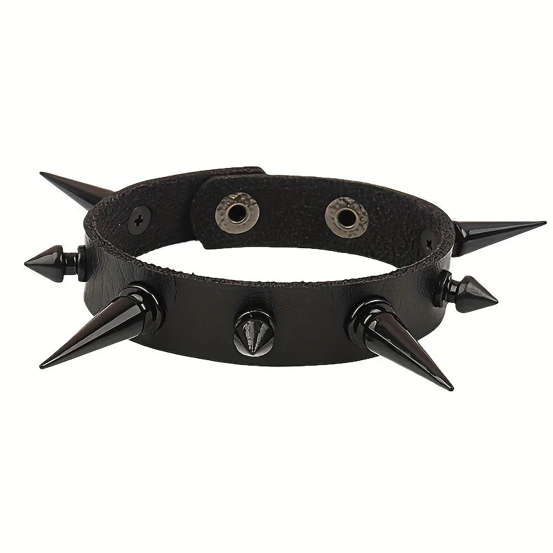 Gothic Punk Multi Chain Street Dance Bracelet for Halloween Cosplay and Party Gifts
