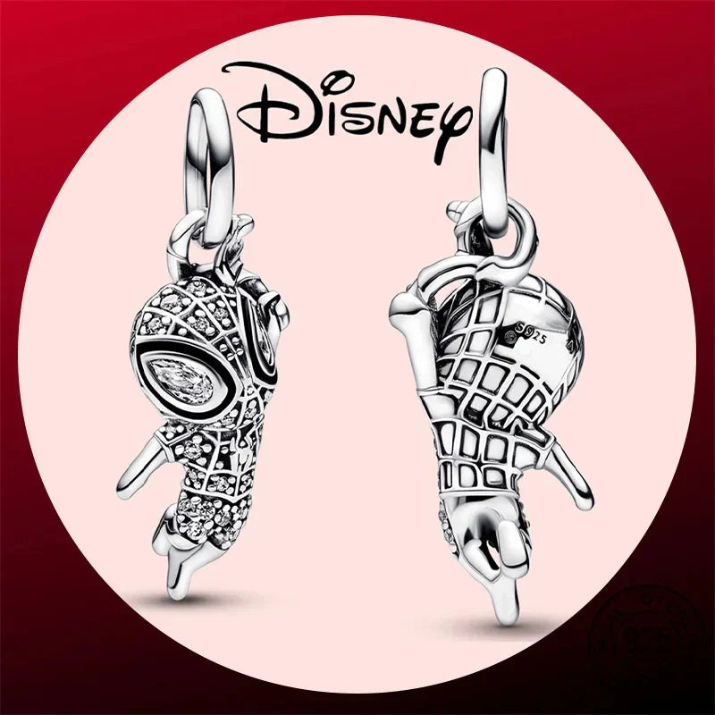 925 Sterling Silver Disney Pendant Beads for DIY Bracelets Perfect Women's Fashion Gift
