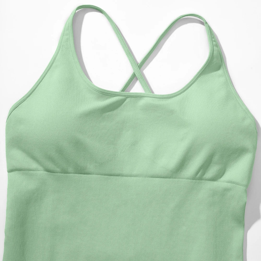 Solid Sexy Sleeveless Jumpsuit for Women Summer Backless Bodycon Romper Casual Playsuit Trendy Sportswear Streetwear