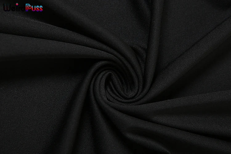 Backless Bodycon Dress With Hollow Square Collar Party