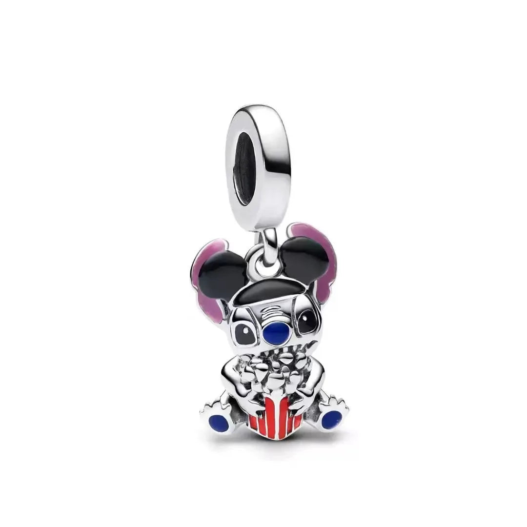 925 Sterling Silver Disney Pendant Beads for DIY Bracelets Perfect Women's Fashion Gift