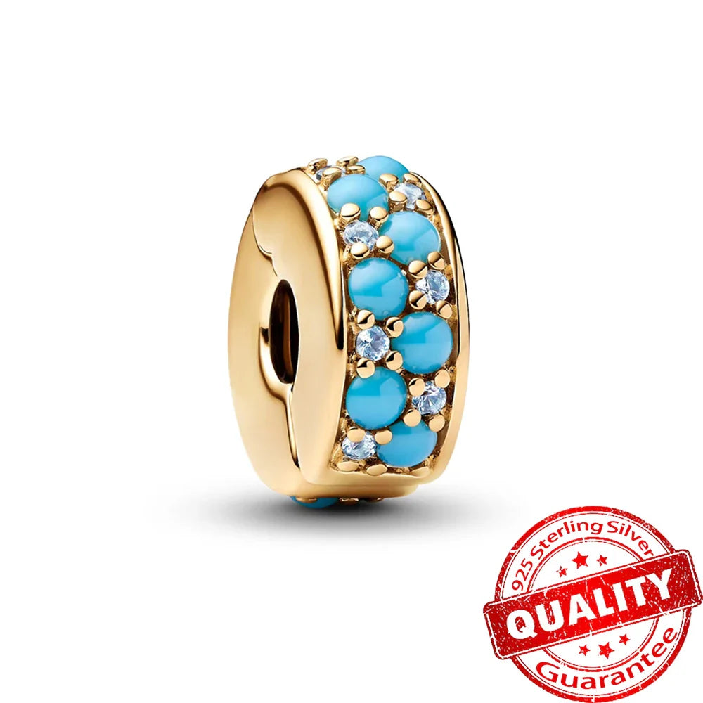 925 Sterling Silver Coral Seahorse and Lotus Fish Pendant for DIY Bracelet and Necklace Crafting