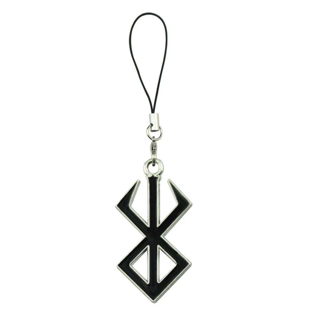 Norse Viking Symbol Pendant Necklace for Men, Hip Hop Jewelry Inspired by Berserk Mythology
