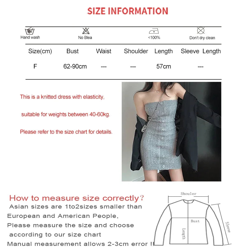 Off Shoulder Bodycon Dress Knit Ribbed Summer Streetwear