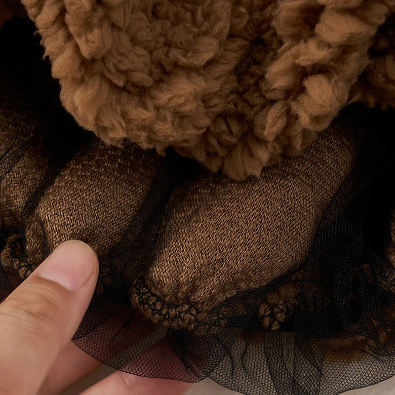 Teddy Bear Cosplay Nightwear Halter Dress Sleepwear Pajamas