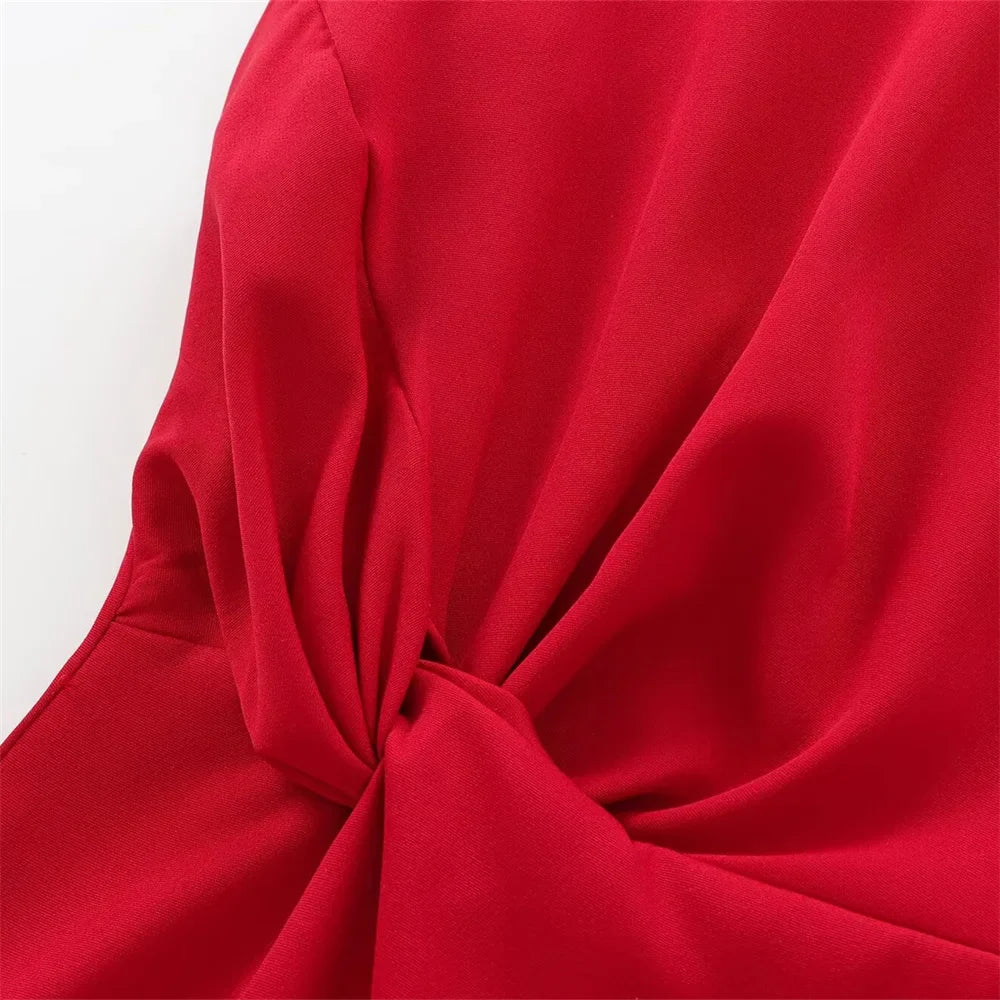 Slim Fit Midi Dress Open Design For Elegant Everyday Wear