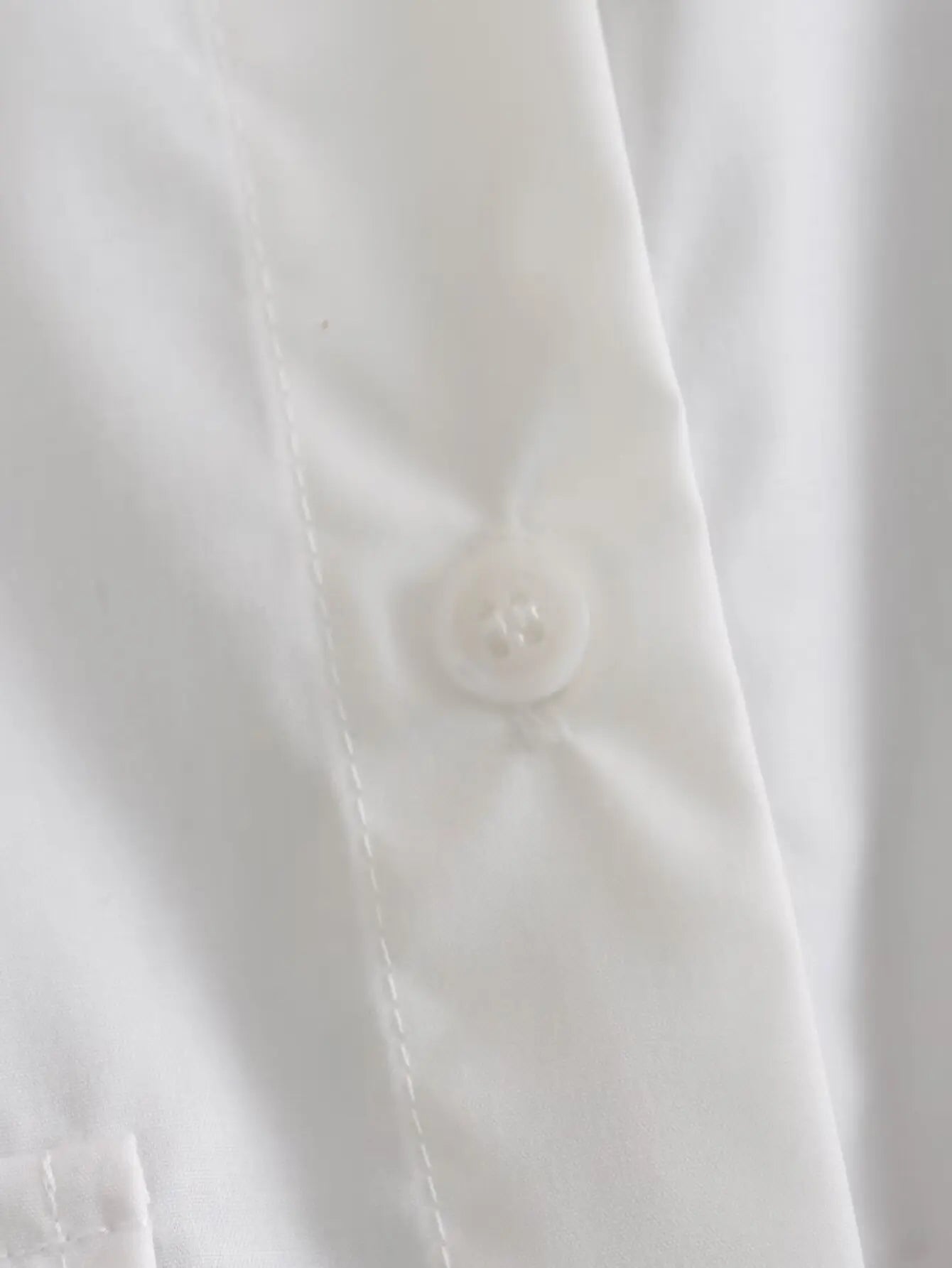 Women's Casual Long Sleeve Solid Blouse with Pockets Loose Fit Versatile Office Shirt Top