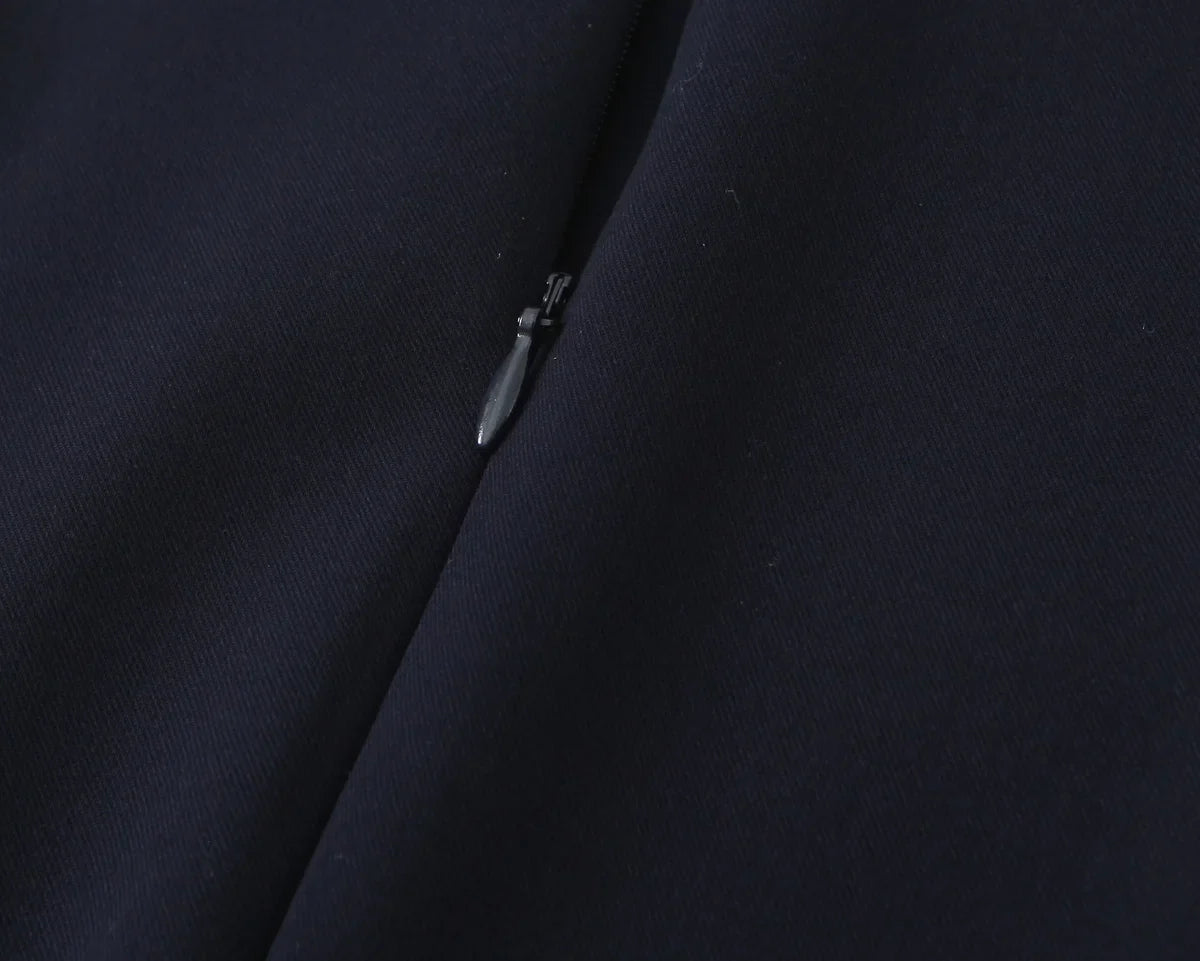 Chic Side Strap Decor Mini Dress For Women Autumn Winter