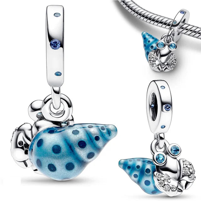 925 Sterling Silver Turtle Charm Pendant for 3mm Bracelets Ideal Gift for Women DIY Jewelry Collection