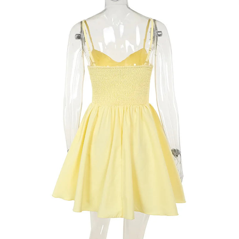 Slimming Waist Cinching Suspender Short Skirt For Women