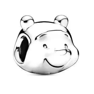 Mickey Mouse Minnie Mouse Sterling Silver Charm Beads for Bracelets