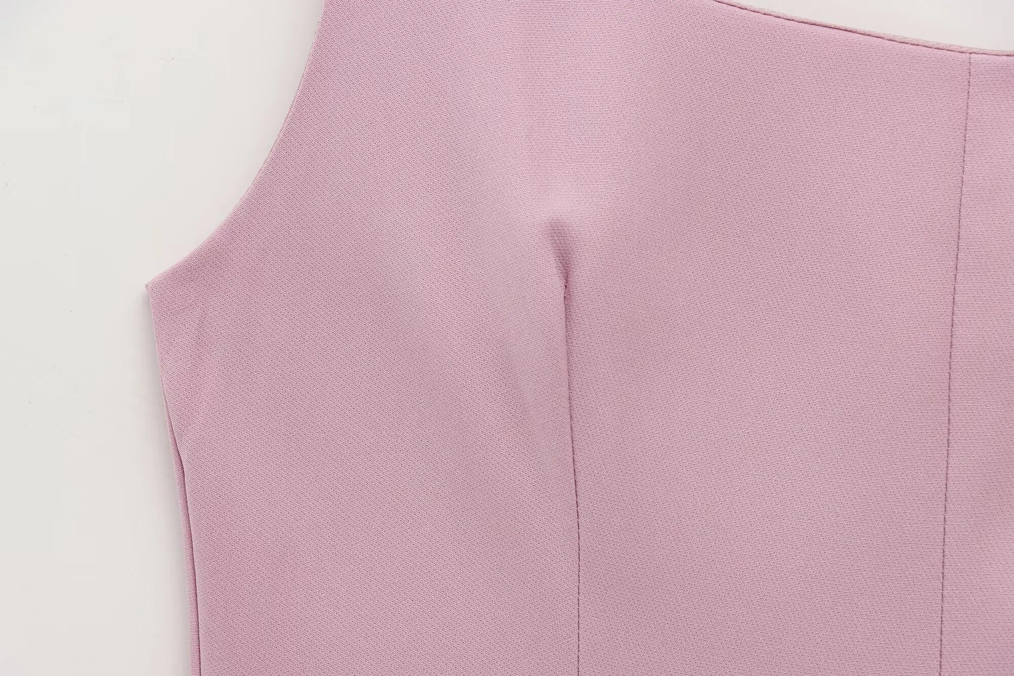 Sleeveless Pleated Mini Dress With Square Collar Chic