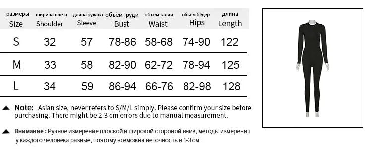 Sexy Women Thermal Jumpsuit Slim Fit Skinny Long Sleeve O-Neck Zipper Romper for Autumn Winter Fitness Yoga and Sports