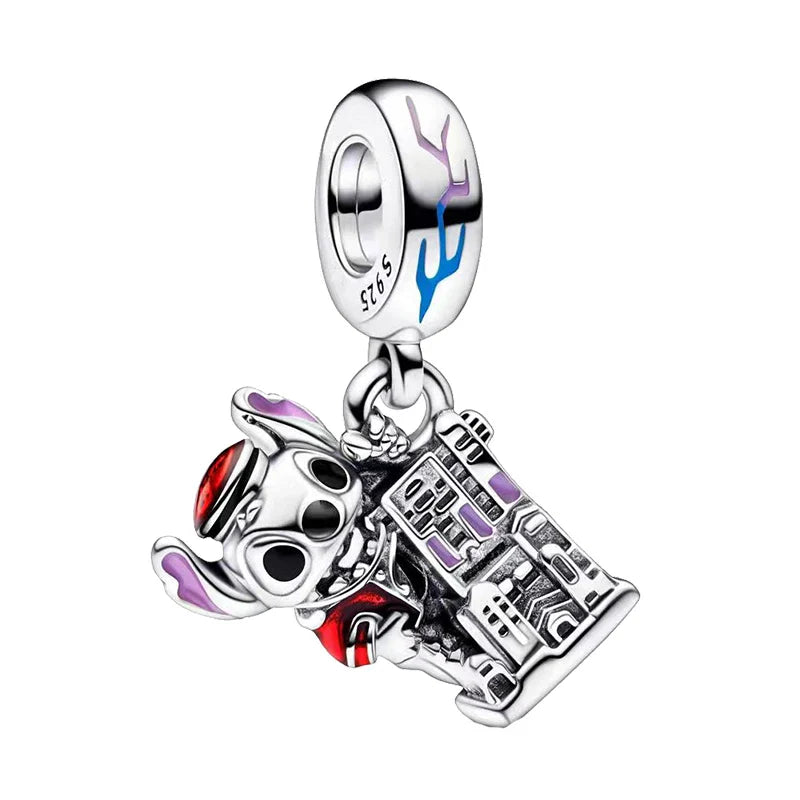 Stitch Shape Pendant Charm Beads for Bracelets and Necklaces, Luxury DIY Jewelry for Women, Perfect Party and Festival Gifts