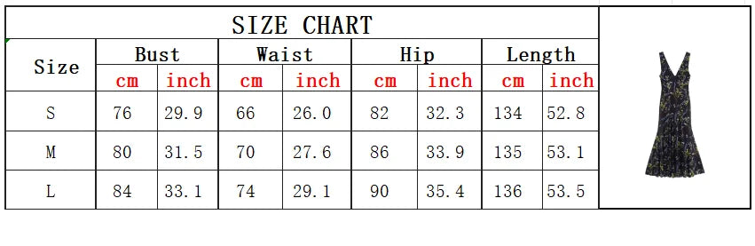 Women Summer Midi Tank Dress Vintage Print Chiffon V Neck