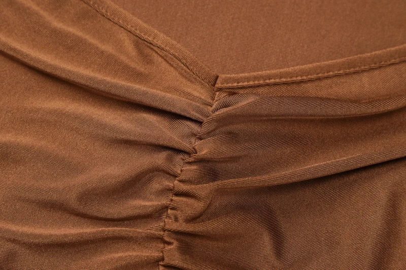 Backless Bandage Maxi Dress Solid Draped Gown for Prom