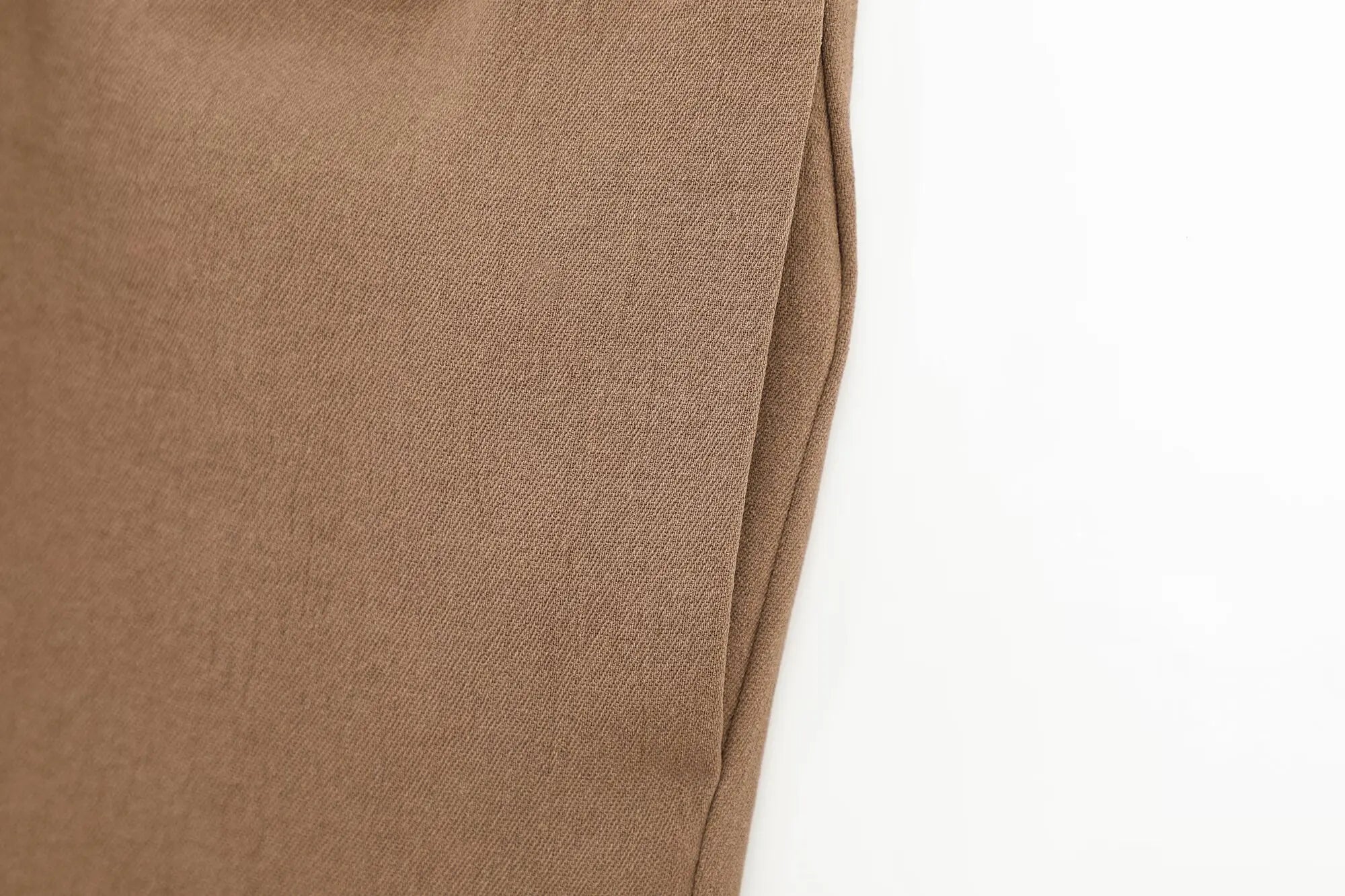 Safari Style Long Sleeve Drape Shirt and High Waist Pants Suit for Women