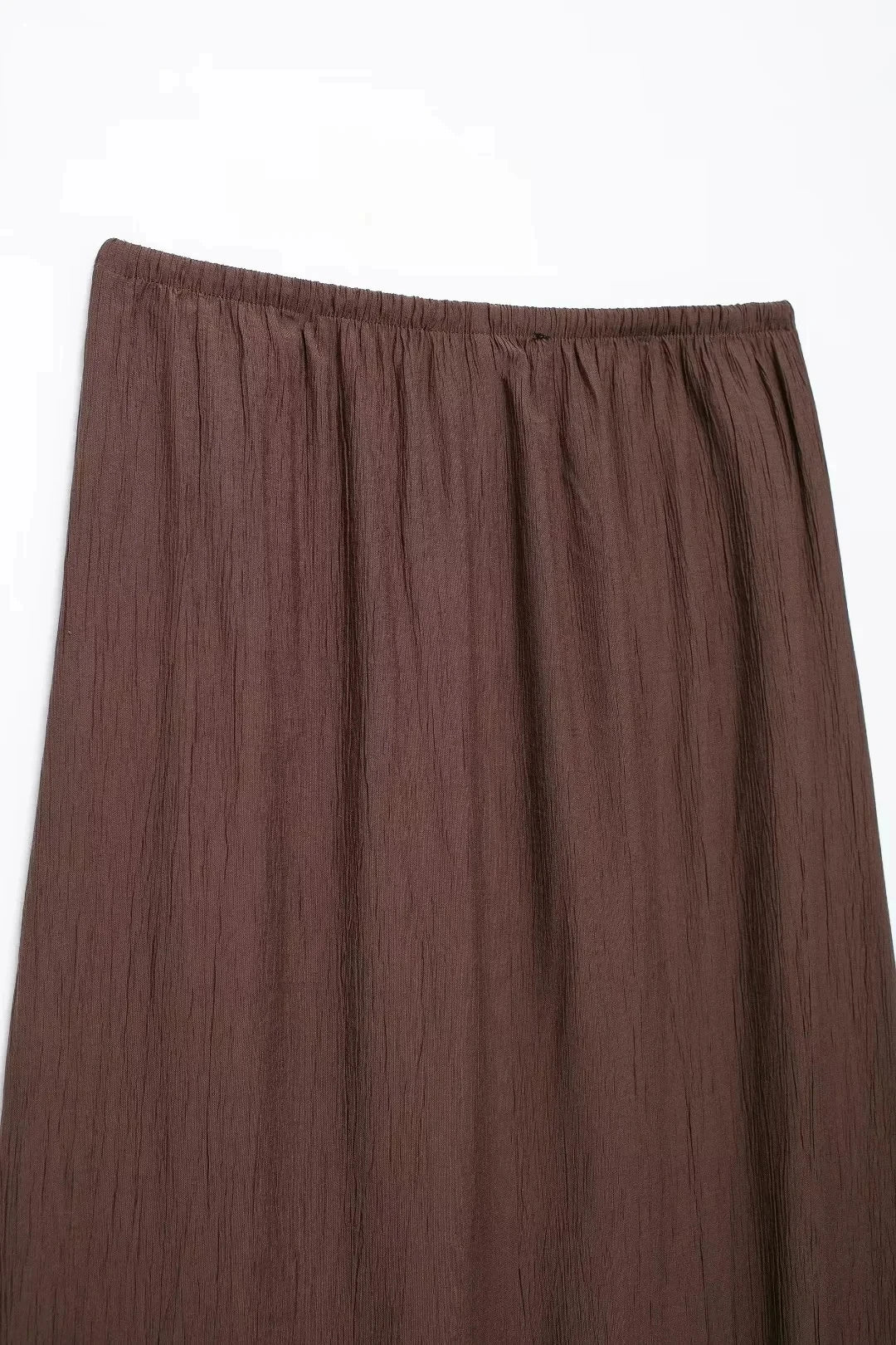 Summer Women's Elegant Solid Color Skirt Set Casual V-neck Bow Lace-Up Sleeveless Crop Vest Top with Loose Drawstring Midi Skirt