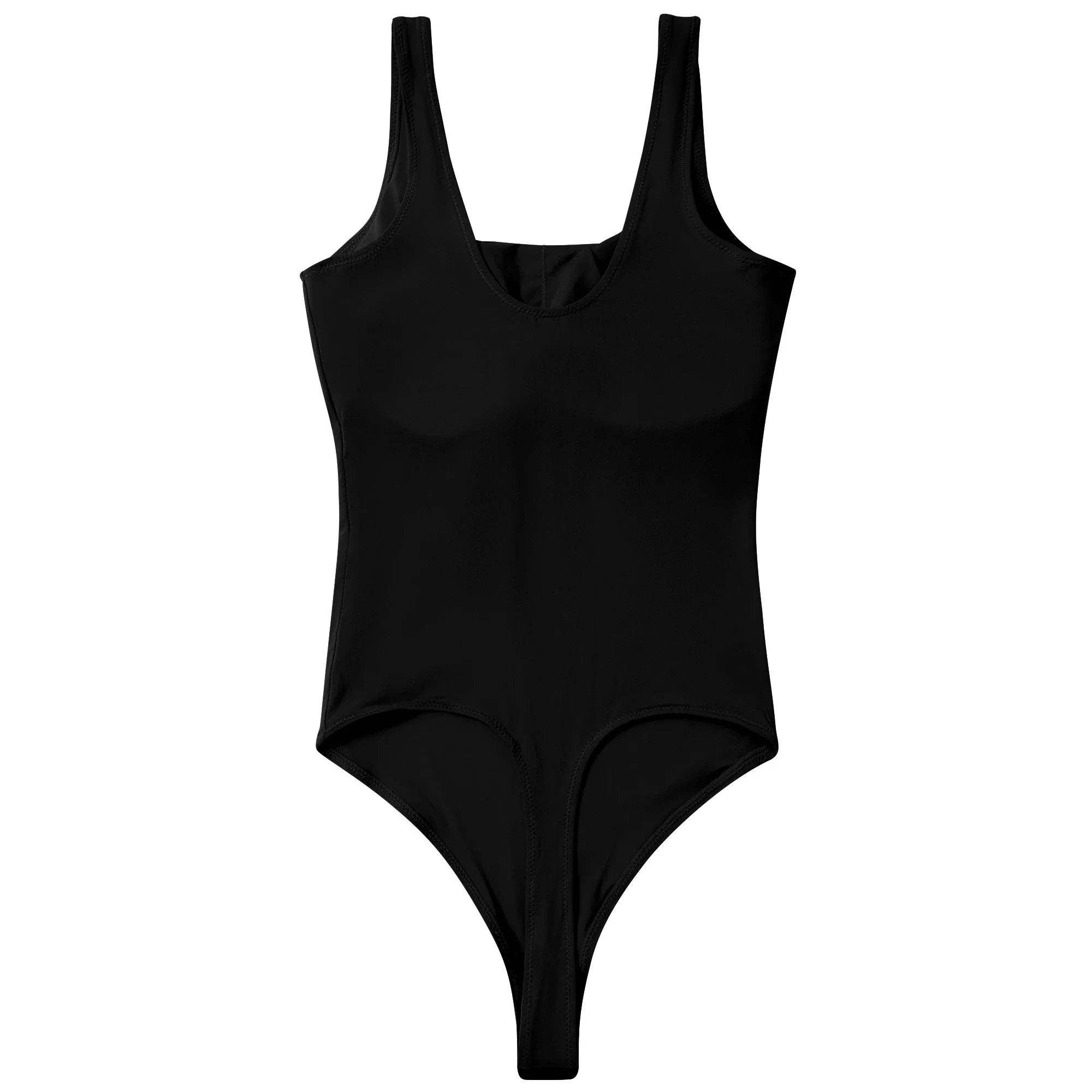 Slim Fit Casual Bodysuit for Women Sleeveless Cotton Sportswear Bodycon Jumpsuit Romper Shapewear Playsuit