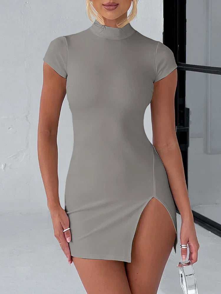 Backless Lace Up Bodycon Mini Dress For Women Clubwear