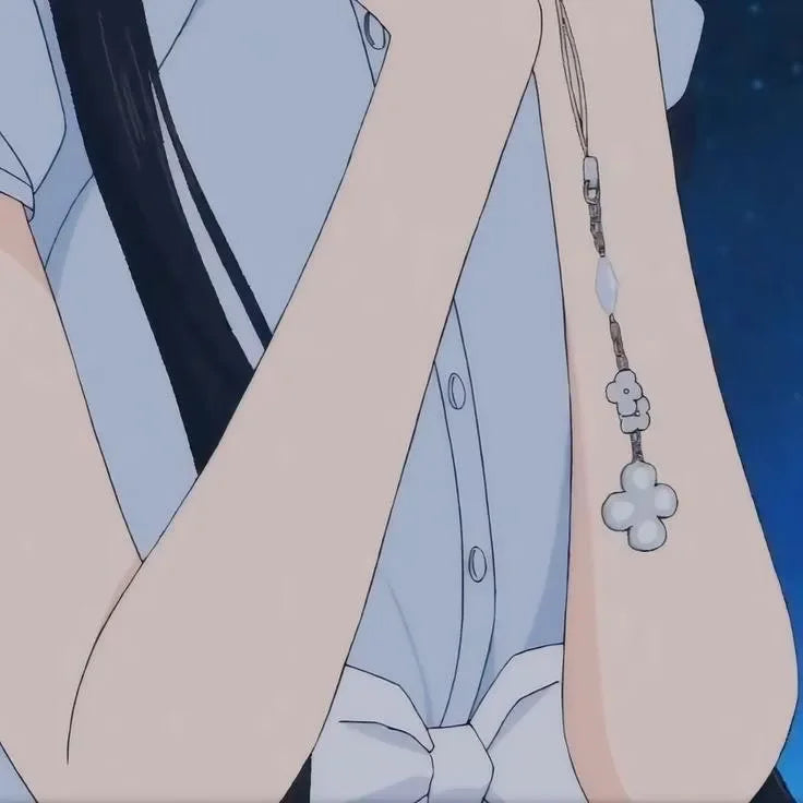 Kuronuma Sawako and Kazehaya Shouta Cosplay Keychain Kimi Ni Todoke Flower Pendant Phone Chain