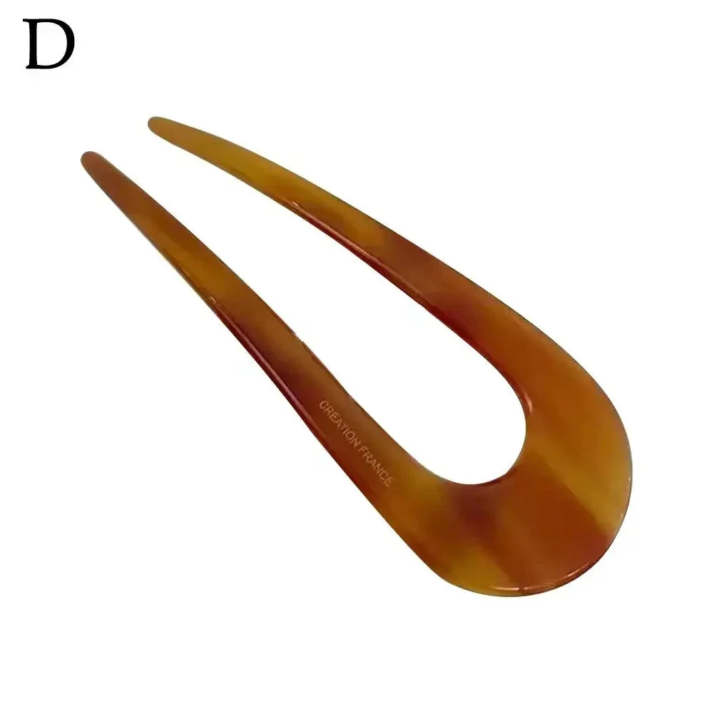 U Shaped Hairpin for Women Modern Chinese Hair Accessories Elegant Temperament Hairpin for Stylish Updos