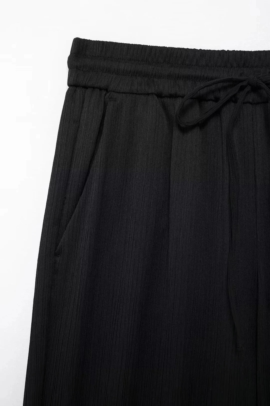 Trendy Women's Cozy Suit Set with Double Breasted Coat and Wide Leg Pants