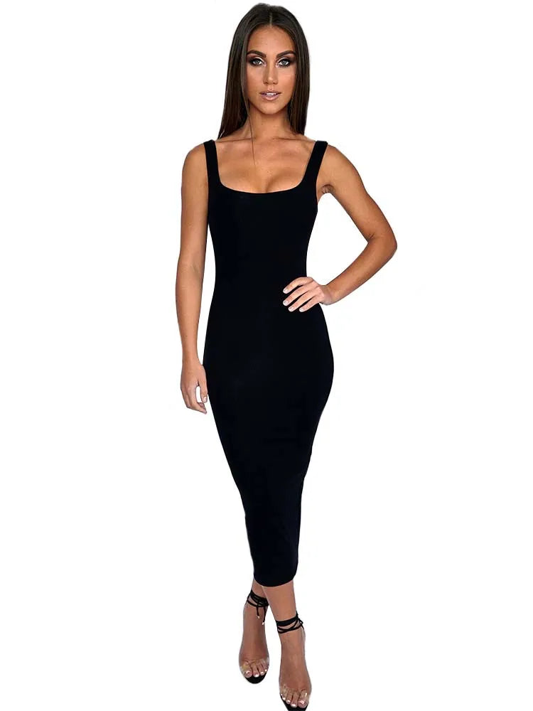 Sleeveless Wrap Dress Full Length For Women Elegant Casual