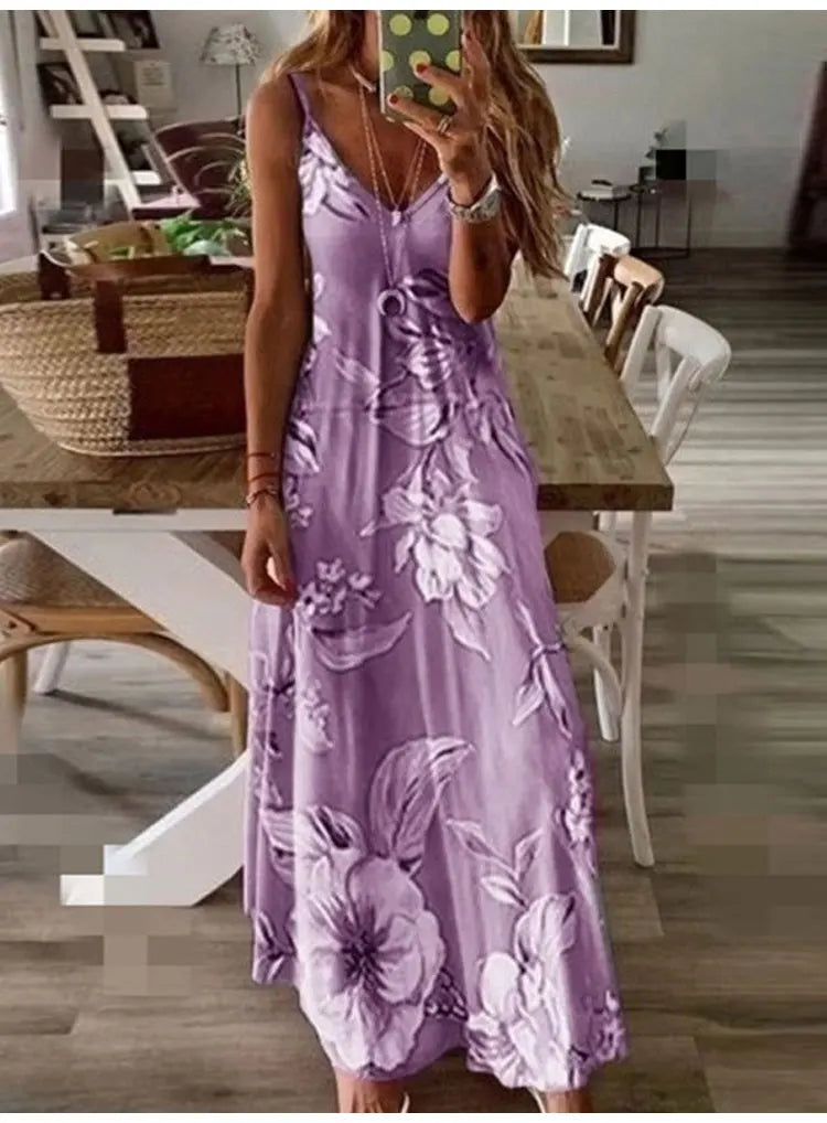 Slim Fit Sleeveless V Neck Green Slip Dress for Women