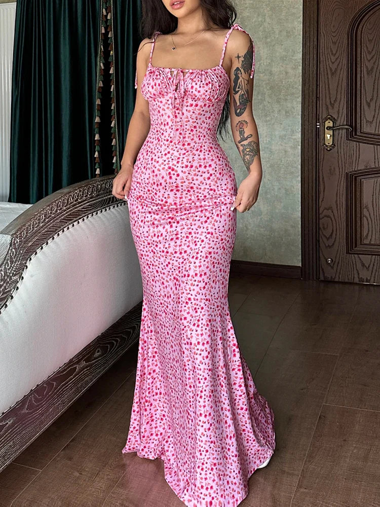 Elegant Women Evening Dress Bodycon Long Gown Summer