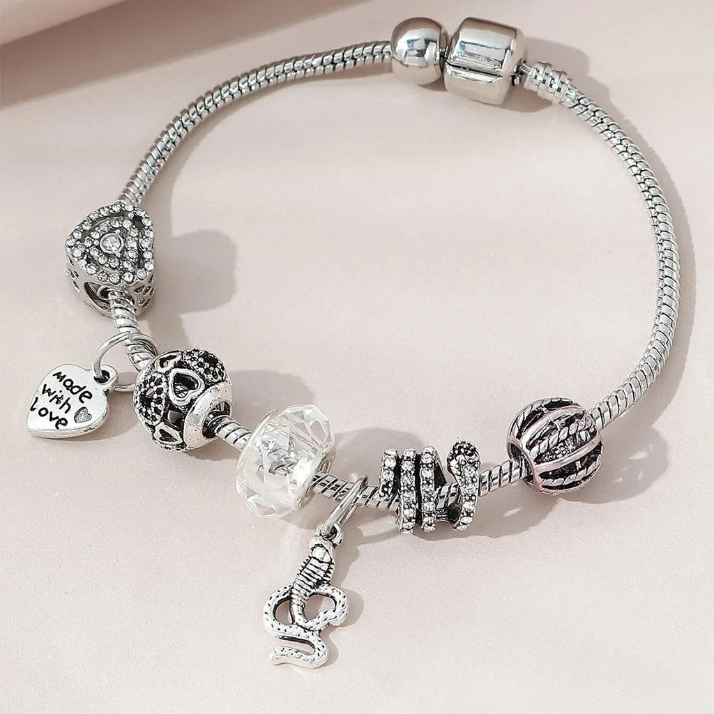 Women's Fashion Beaded Love Bracelet for Daily Wear and Special Occasions