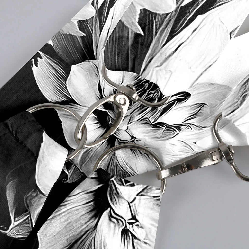 Wide Leg Sleeveless Overalls for Women Casual Loose Fit Jumpsuit with Retro Print Metal Buttons Long Pants Romper with Functional Pockets