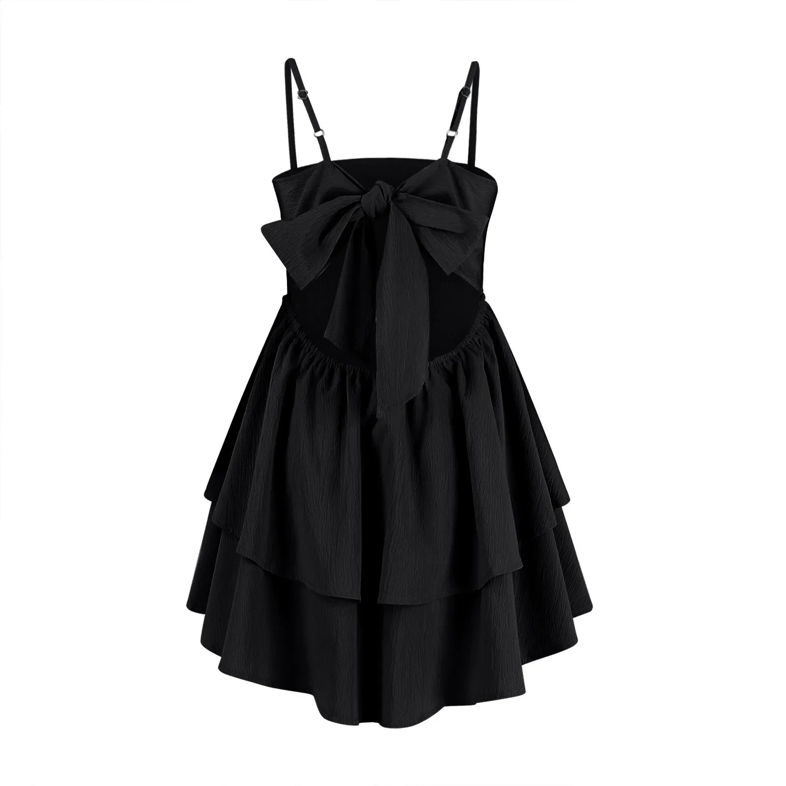 Backless Party Dress With Suspender Cake Skirt For Women