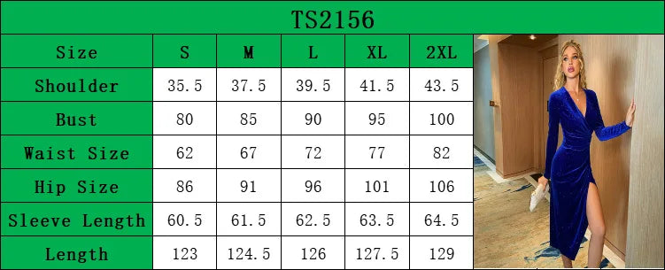 Golden Velvet Nightclub Dress Open Leg Long Sleeve Gown