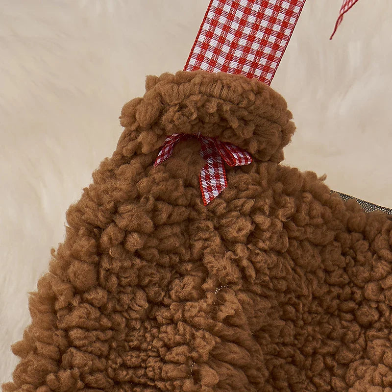 Teddy Bear Cosplay Nightwear Halter Dress Sleepwear Pajamas