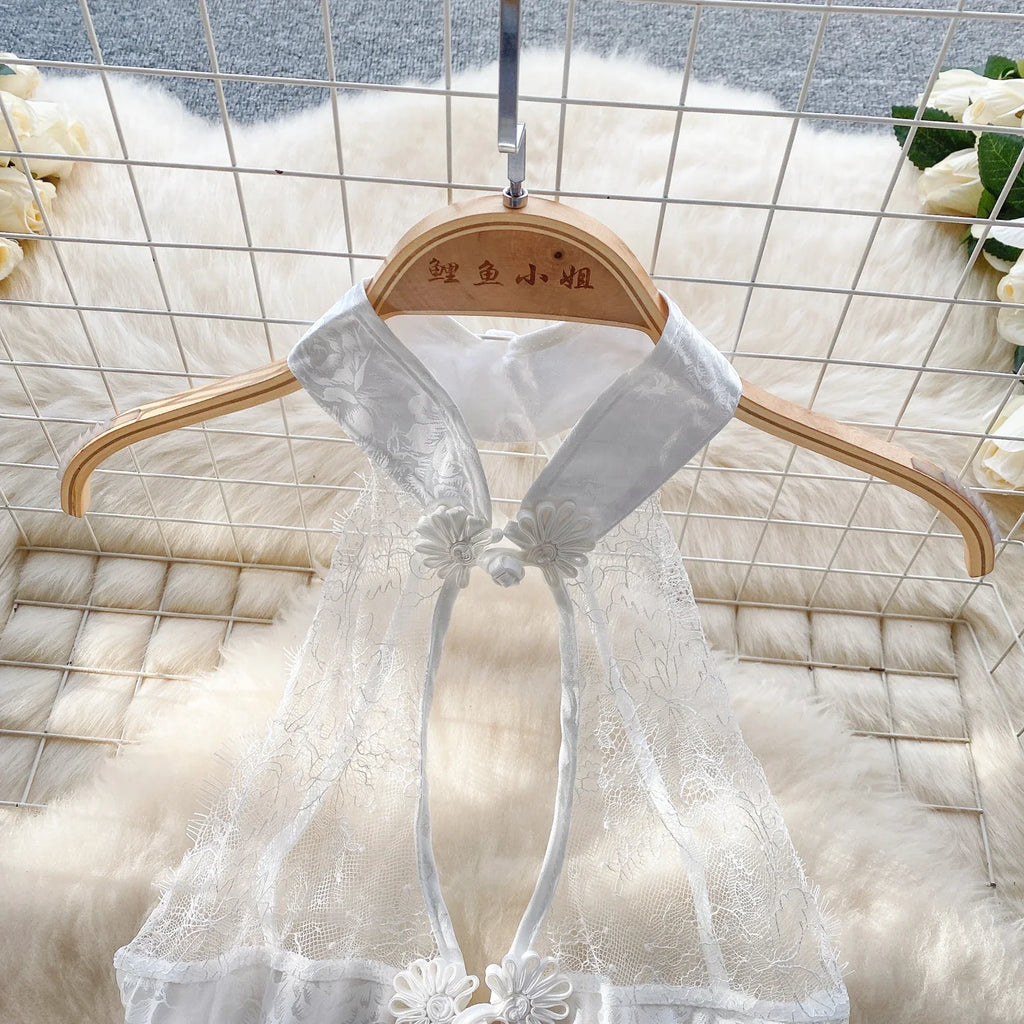 Sexy Anime Cosplay Qipao Bodysuit Nightgown Lingerie