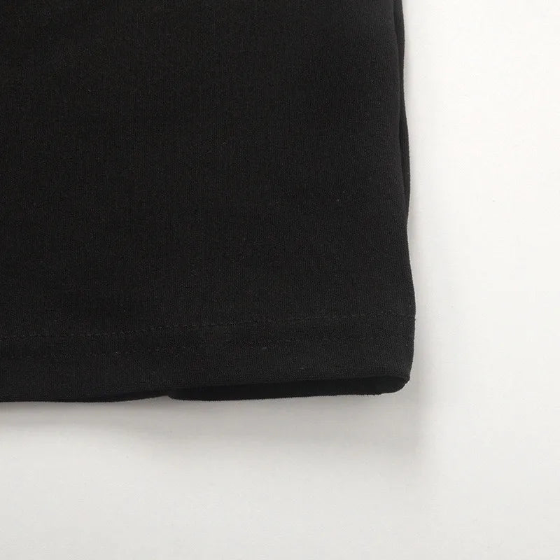 Black Backless Sleeveless Bodycon Dress For Parties